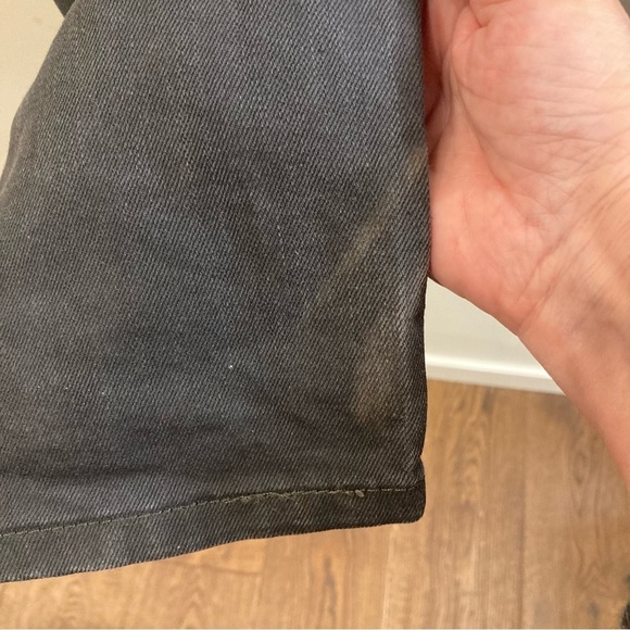 LEVI’S 541 Sz 36 x 32 Athletic Fit 100% Cotton Tapered Leg Jeans Steel Dark Grey - Picture 15 of 16